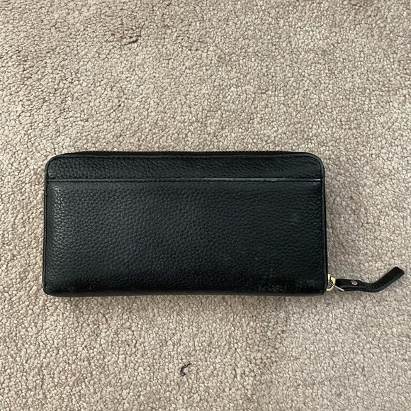 Kate Spade Black Leather Zip Wallet - Picture 2 of 13